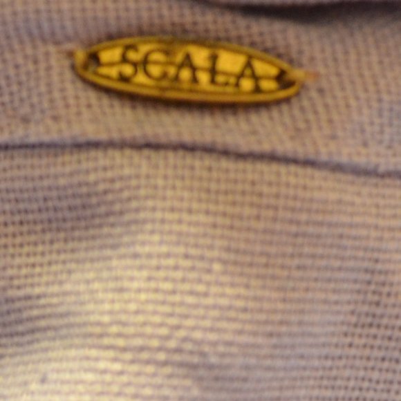 Scala Roll Up Bucket Hat Light Blue One Size - Picture 2 of 4